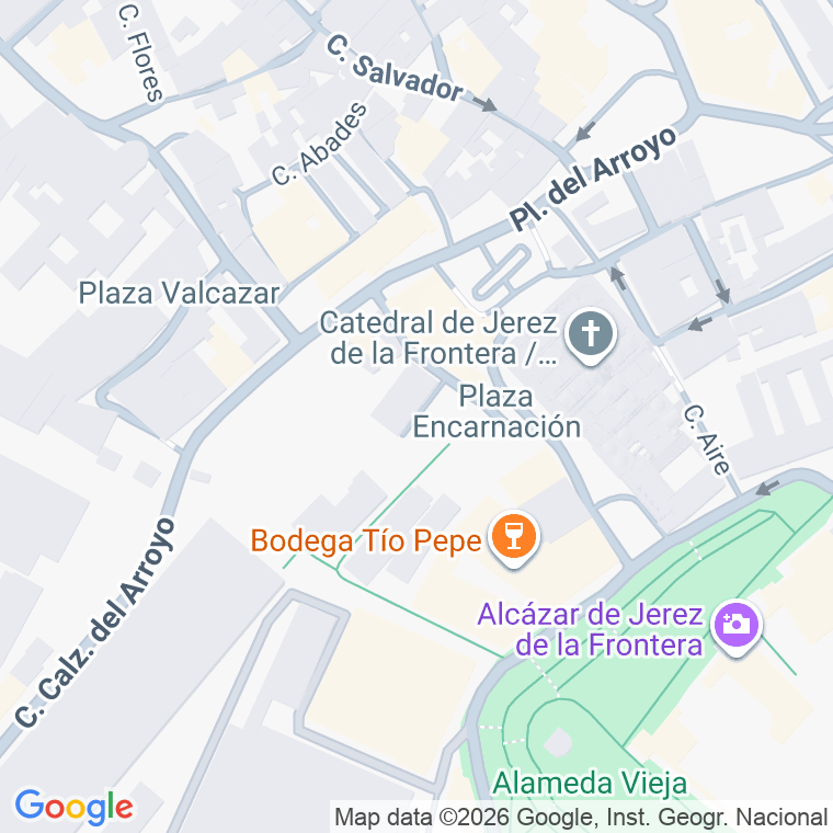 Código postal de Calle Cazorla Baja en Jerez de la Frontera