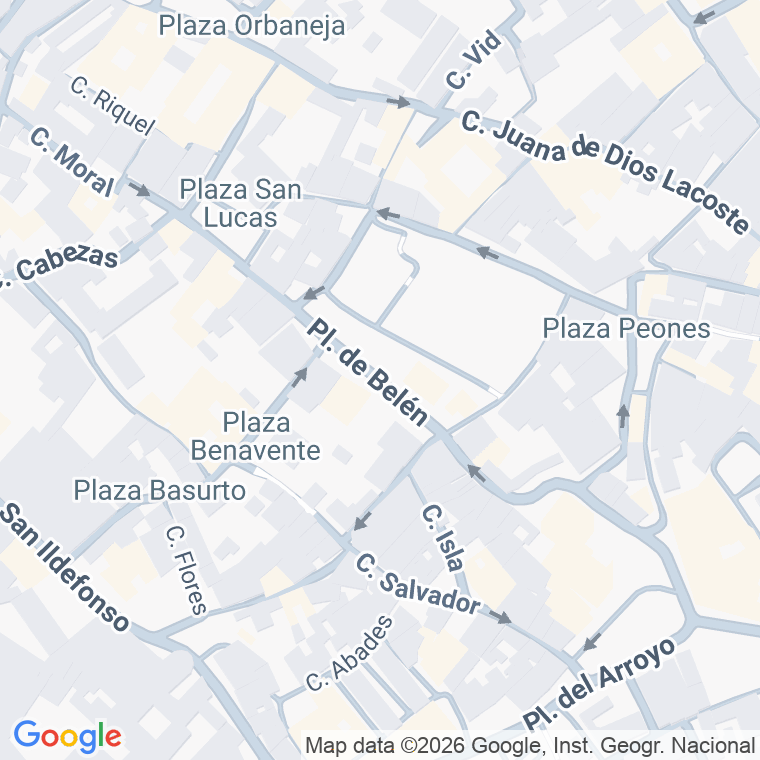 Código postal de Plaza Belen (de) en Jerez de la Frontera