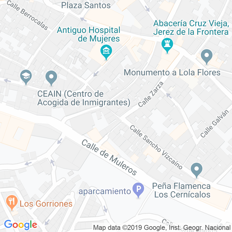Código Postal calle Banastos en Jerez de la Frontera