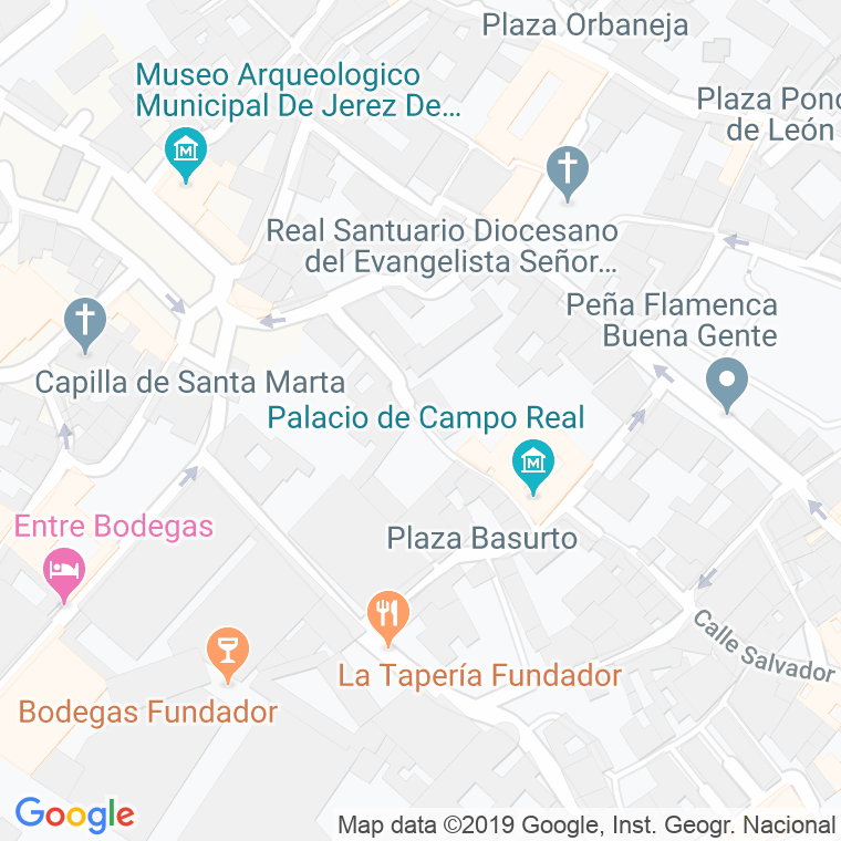 Código Postal calle Campanilla en Jerez de la Frontera