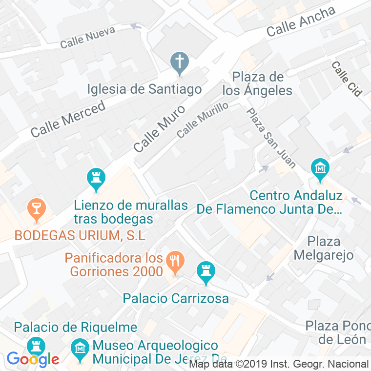 Código Postal calle Colores en Jerez de la Frontera