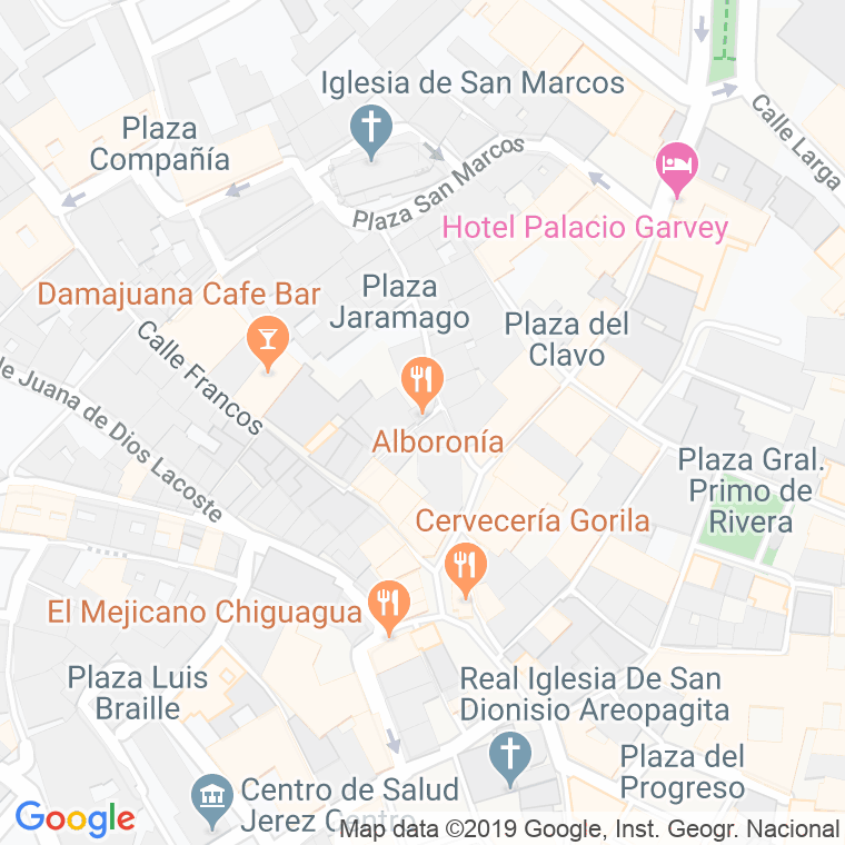Código Postal calle Gibraleon en Jerez de la Frontera