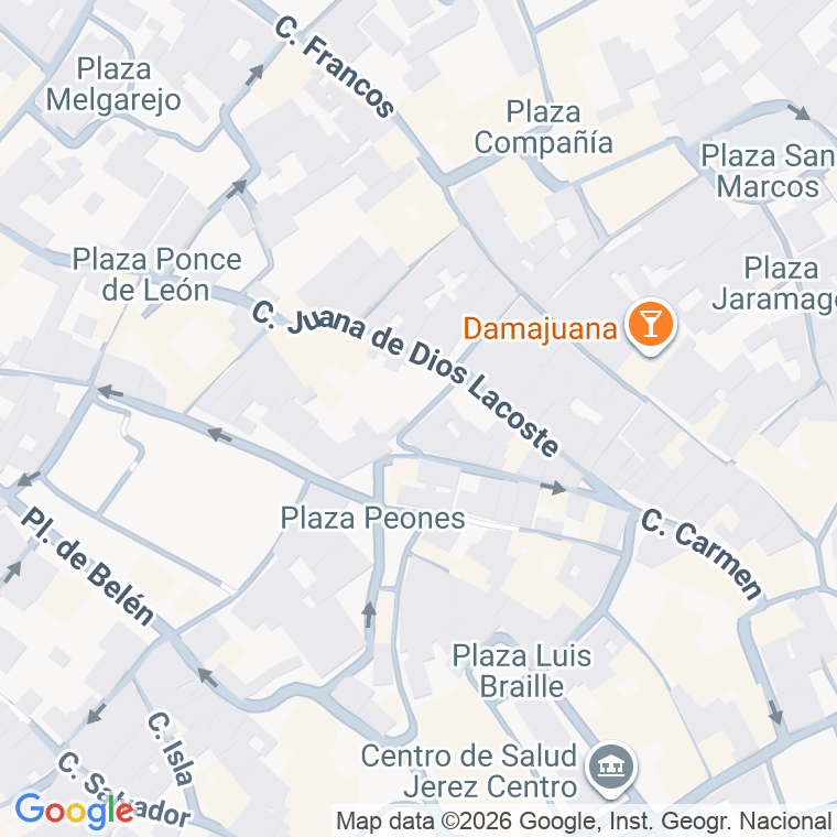 Código postal de Orbaneja, De, Cuesta en Jerez de la Frontera