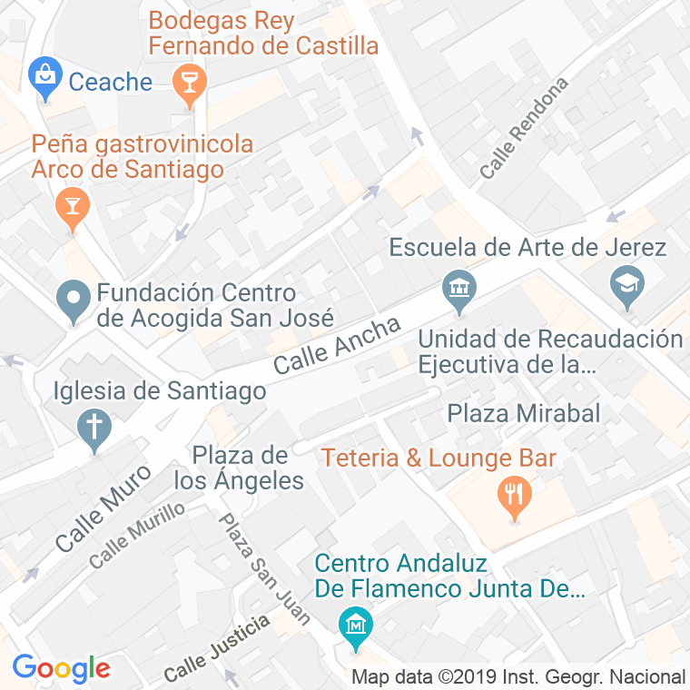 Código Postal calle Ancha en Jerez de la Frontera