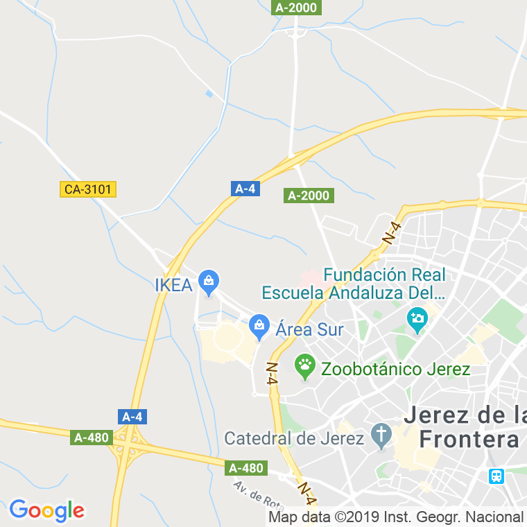 Código Postal calle Canalejas en Jerez de la Frontera