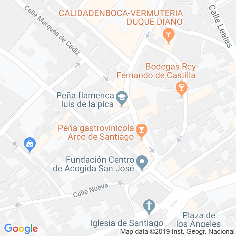Código Postal calle Carpinteros en Jerez de la Frontera
