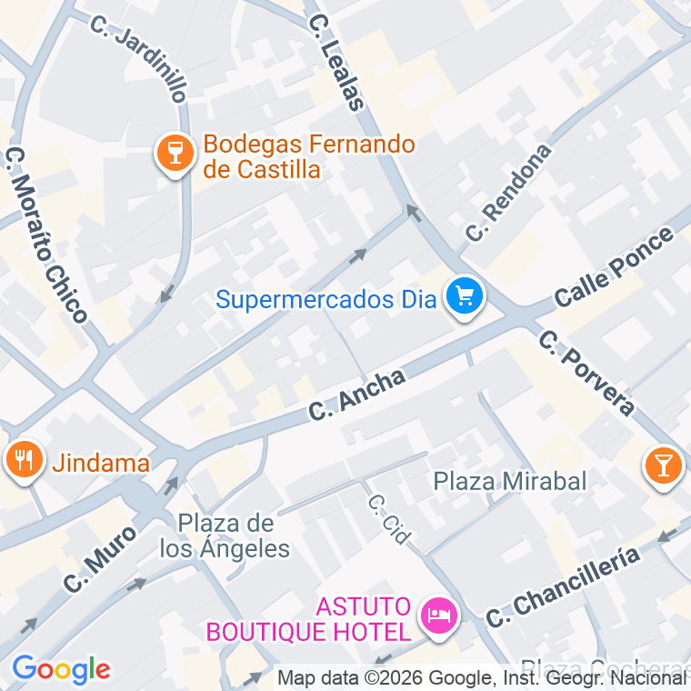 Código postal de Cipres en Jerez de la Frontera