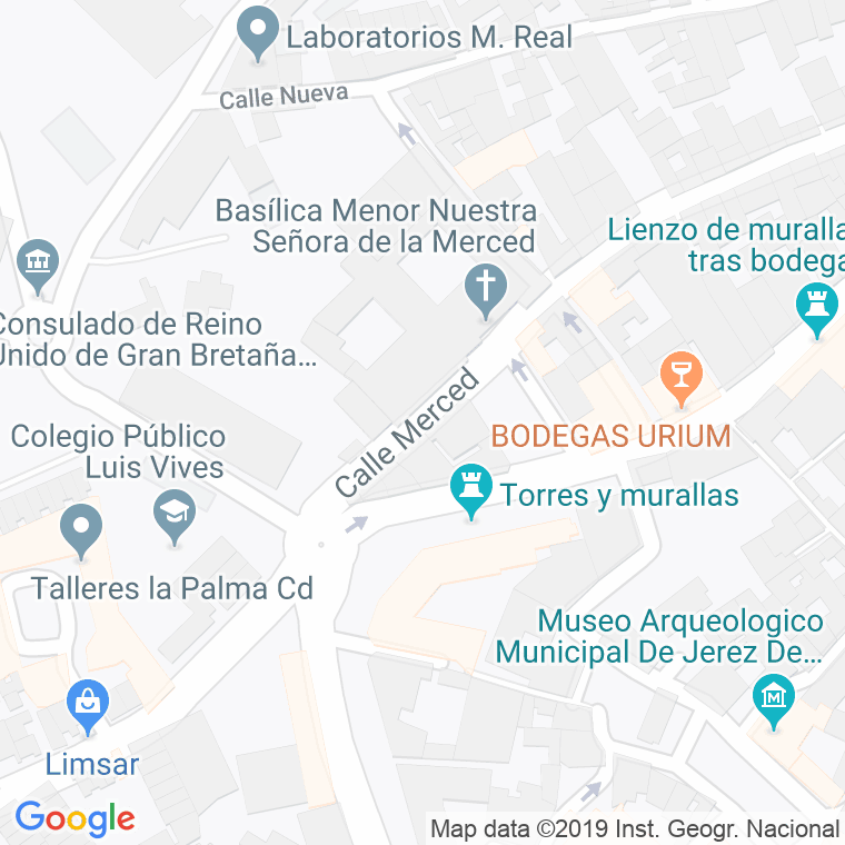 Código Postal calle Cristal en Jerez de la Frontera