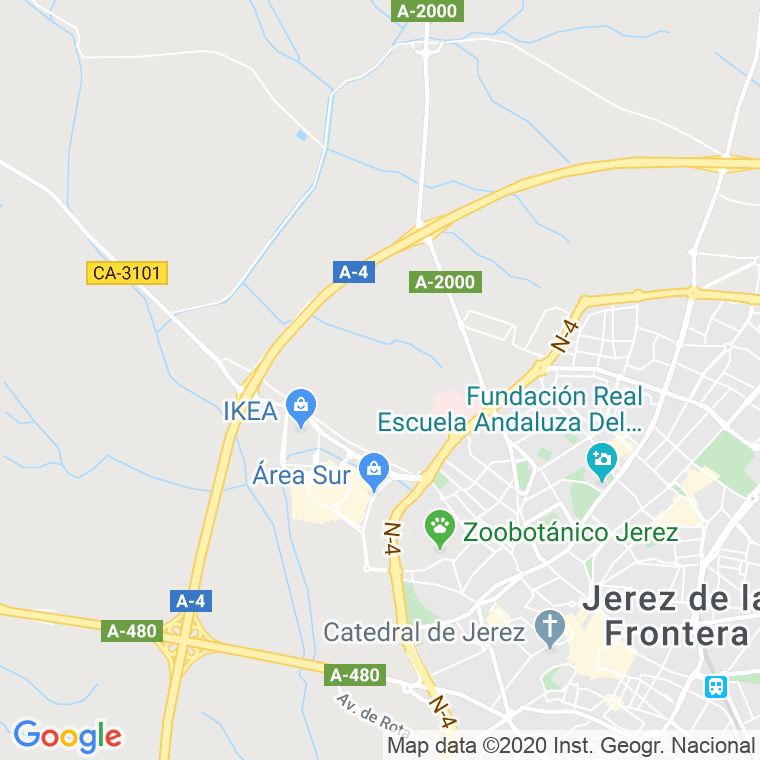 Código Postal calle Hanza en Jerez de la Frontera