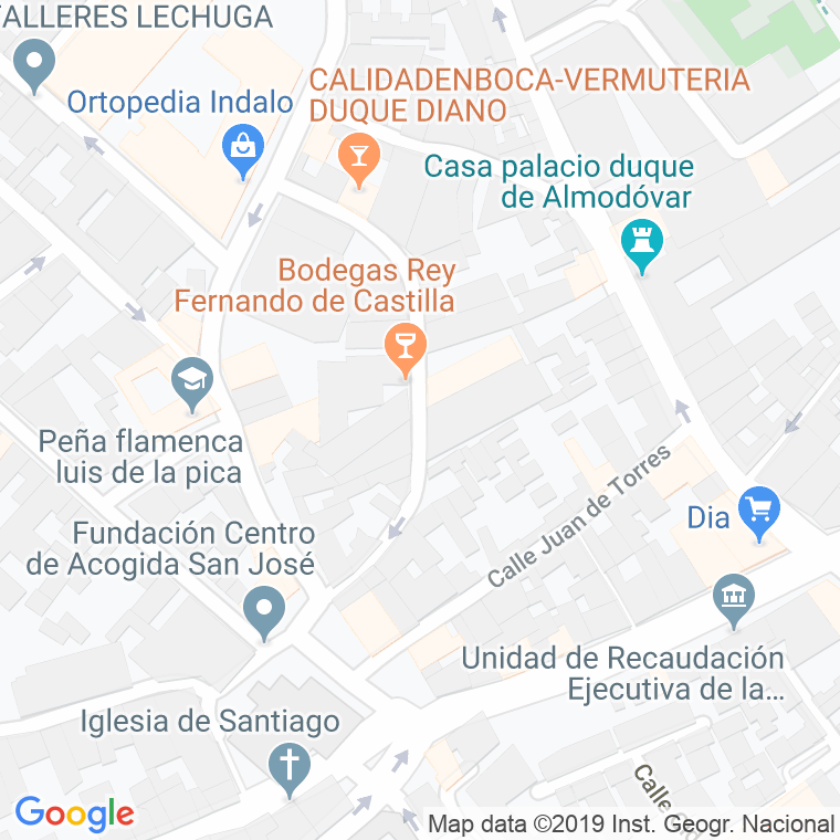 Código Postal calle Jardinillo en Jerez de la Frontera