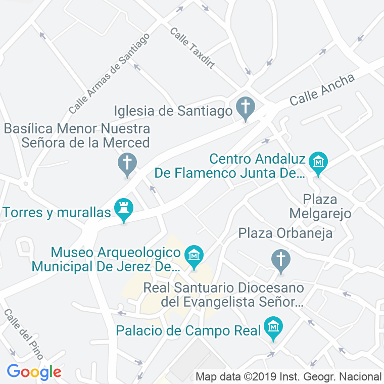 Código Postal calle Muro en Jerez de la Frontera