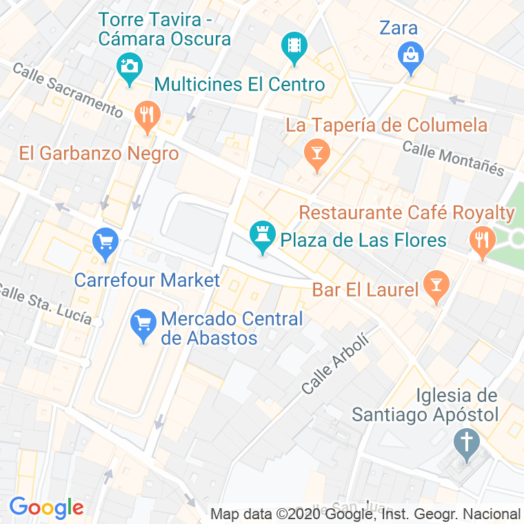 Código Postal de San Jose Y Las Flores en Cádiz