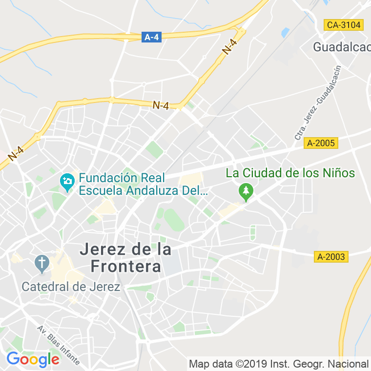 Código Postal calle Alcalde Jose Berberan Pacheco en Jerez de la Frontera