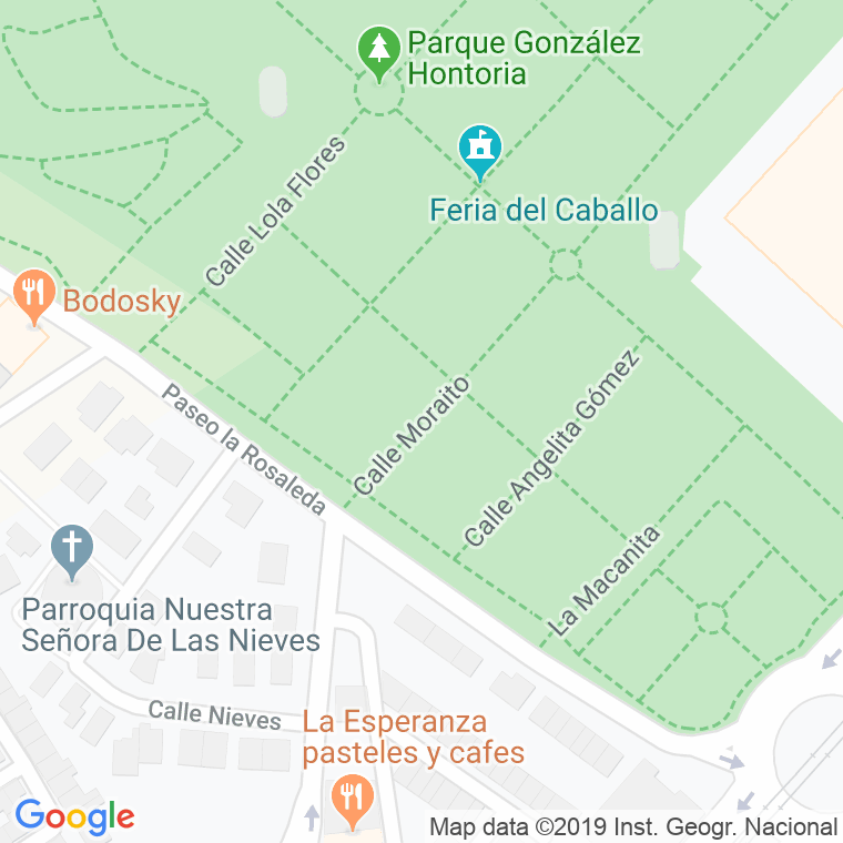 Código Postal calle Barriada De Los Abetos en Jerez de la Frontera