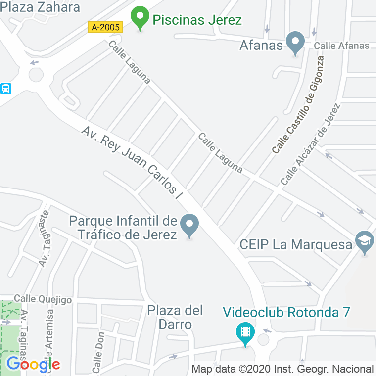Código Postal calle Castillo De Matrera en Jerez de la Frontera