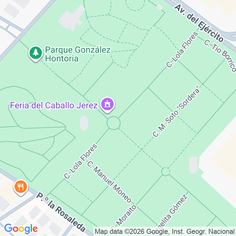 Código postal de Real de la Feria en Jerez de la Frontera