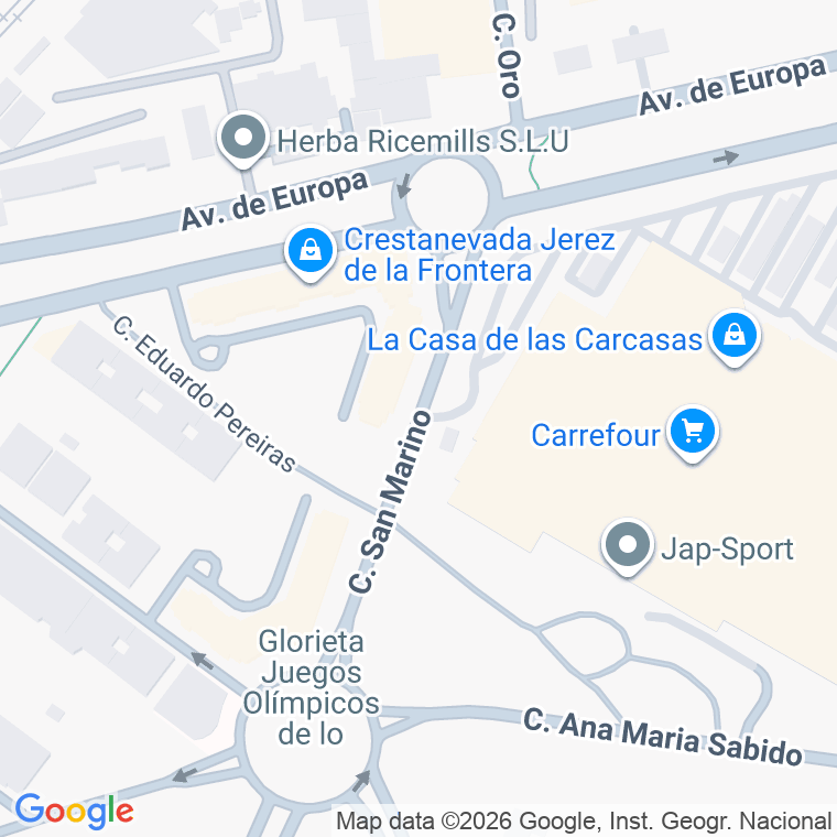 Código postal de San Marino en Jerez de la Frontera