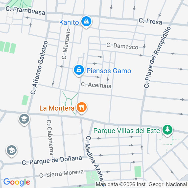 Código postal de Calle Jose de la Rosa de los Ri en Jerez de la Frontera