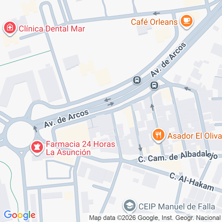 Código postal de Calle Ntra Sra de Confortacion en Jerez de la Frontera
