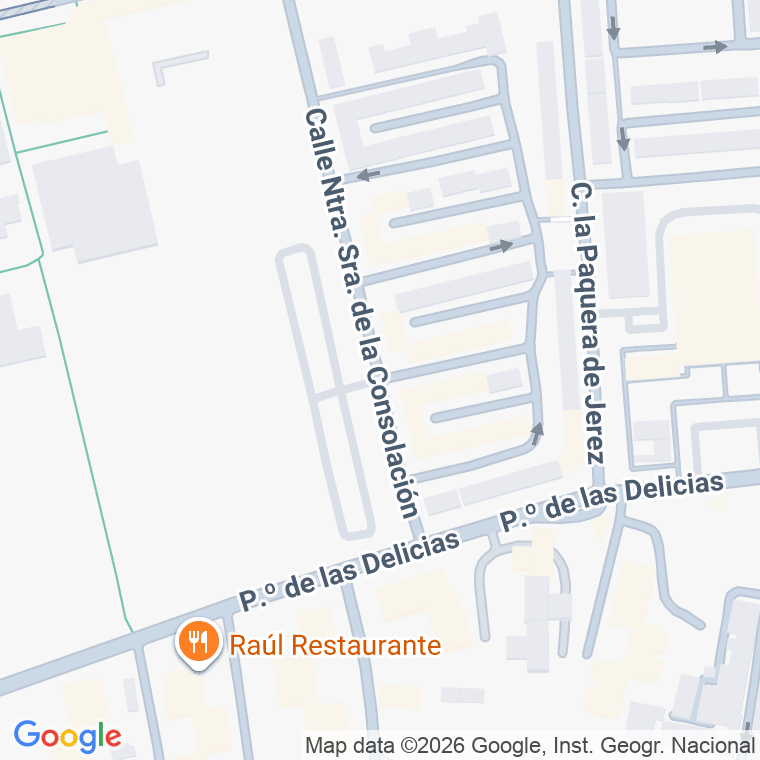 Código postal de Calle Ntra Sra de los Angeles en Jerez de la Frontera