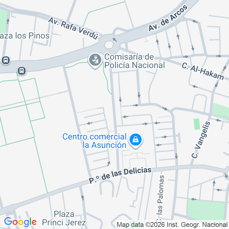 Código postal de Calle Paquera de Jerez (la) en Jerez de la Frontera