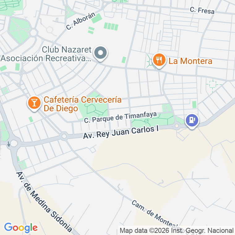 Código postal de Calle Parque de Timanfaya en Jerez de la Frontera