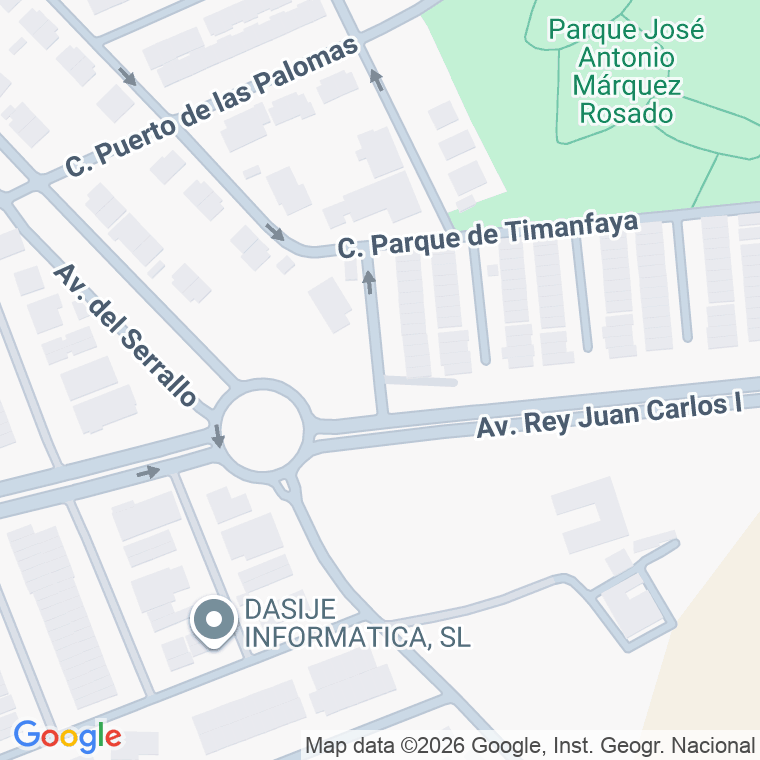 Código postal de Calle Parque Moncayo en Jerez de la Frontera