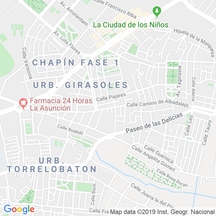 Código Postal calle Albadalejo en Jerez de la Frontera