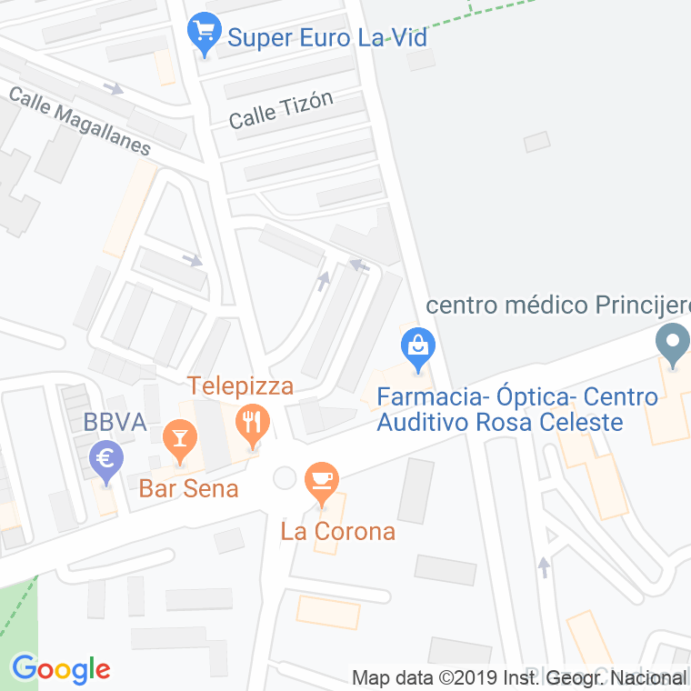 Código Postal calle Alfaraz en Jerez de la Frontera
