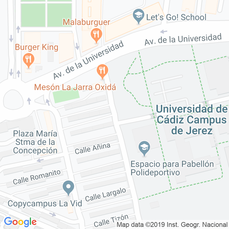 Código Postal calle Balbaina en Jerez de la Frontera