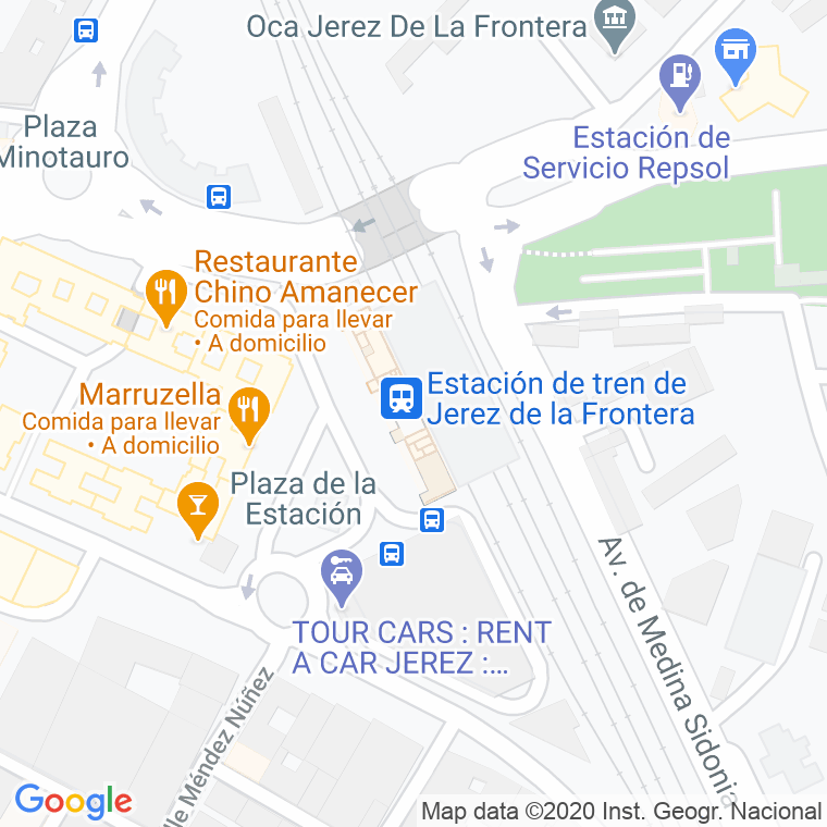 Código Postal calle Carro, Del, plaza en Jerez de la Frontera