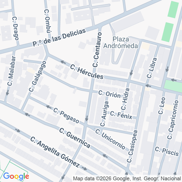 Código postal de Centauro en Jerez de la Frontera