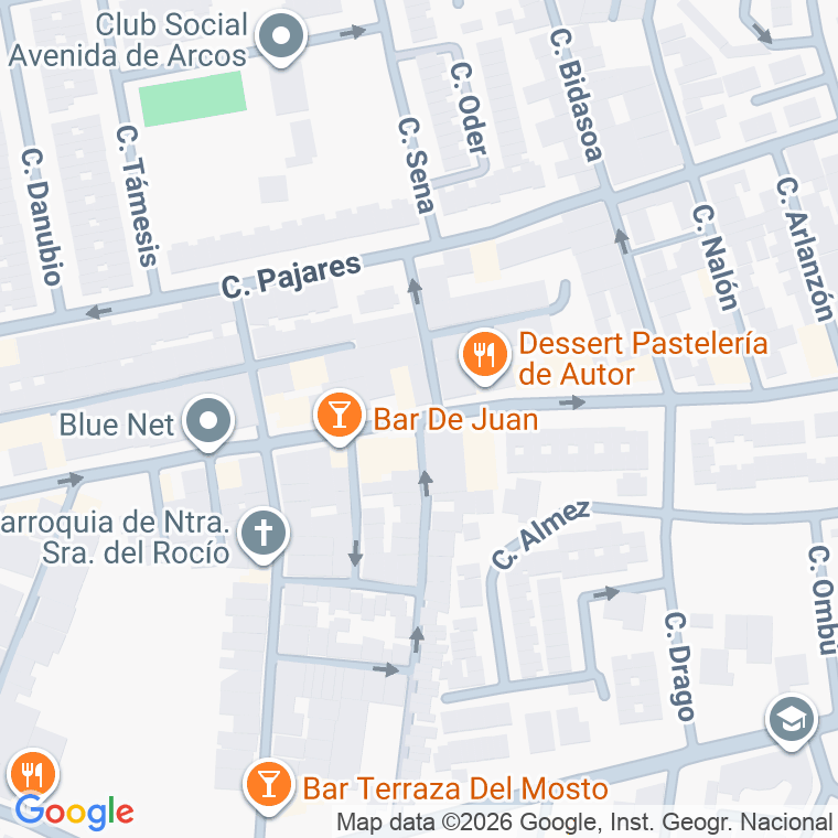 Código postal de Chavarrias, los en Jerez de la Frontera