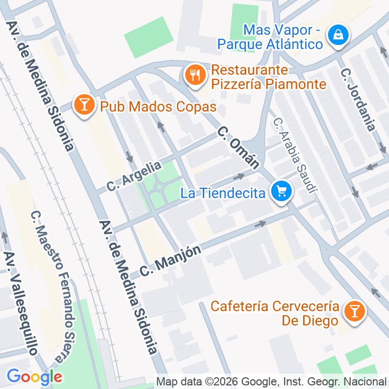 Código postal de Padre Luis Maria Arteche en Jerez de la Frontera