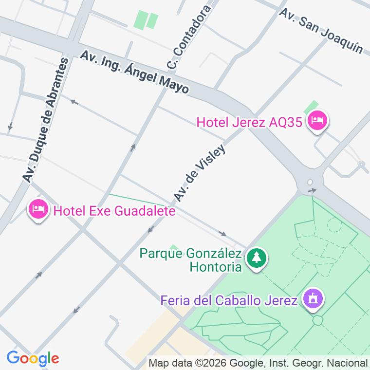 Código postal de Avda Visley (de) en Jerez de la Frontera