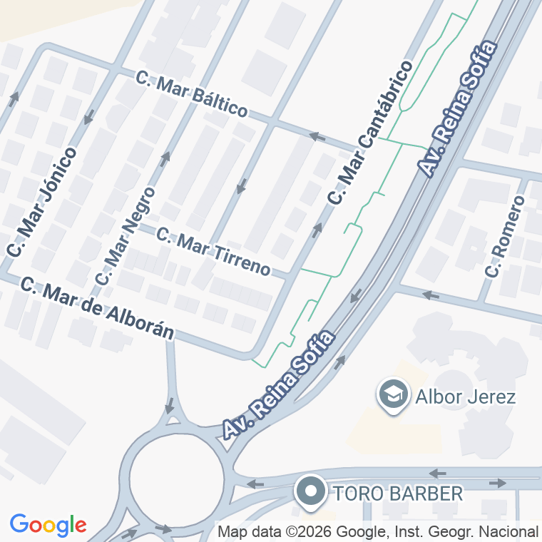 Código postal de Calle Mar Tirreno en Jerez de la Frontera