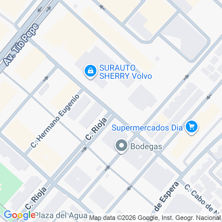 Código postal de Calle San Juan Bautista Salle en Jerez de la Frontera