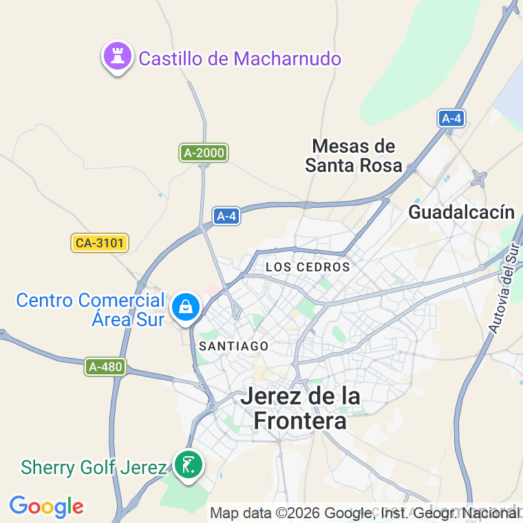 Código postal de Plaza Tomillo (del) en Jerez de la Frontera