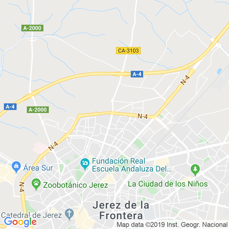 Código Postal calle Buganvilla, urbanizacion (Impares Del 1 Al Final)  (Pares Del 2 Al Final) en Jerez de la Frontera