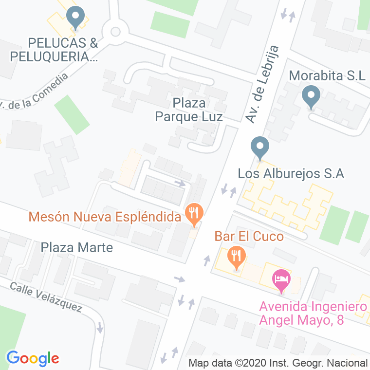Código Postal calle Cantador en Jerez de la Frontera