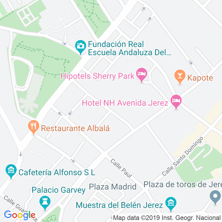 Código Postal calle Doctor Ruiz Badanelli en Jerez de la Frontera