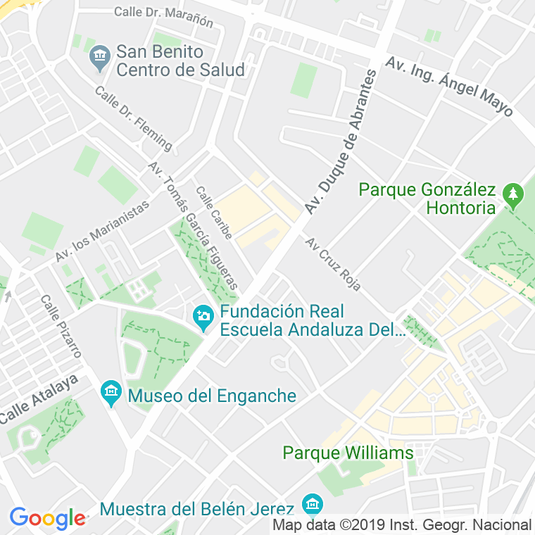 Código Postal calle Duque De Abrantes, Del, avenida en Jerez de la Frontera