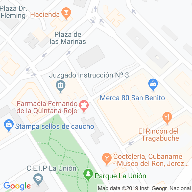Código Postal calle Indico en Jerez de la Frontera