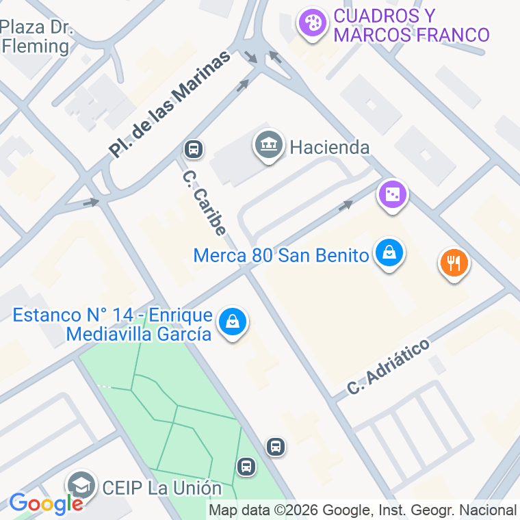 Código postal de Indico en Jerez de la Frontera