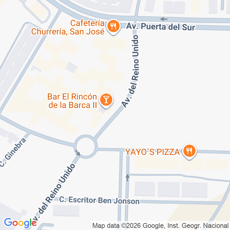Código postal de Avda Reino Unido (del) en Jerez de la Frontera