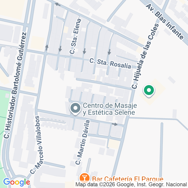 Código postal de Calle Aparicio Gesta en Jerez de la Frontera
