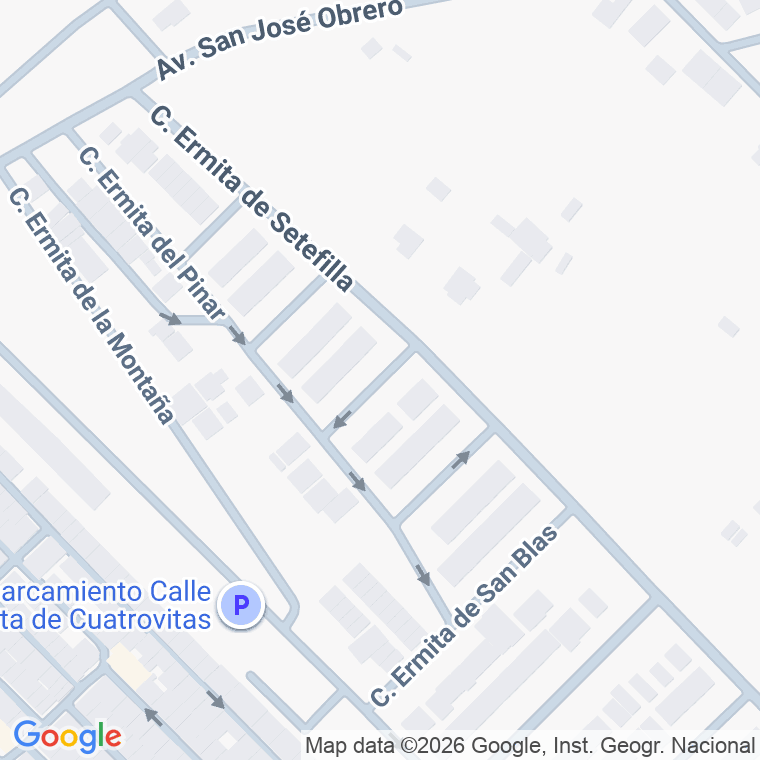 Código postal de Calle Ermita del Romeral en Jerez de la Frontera