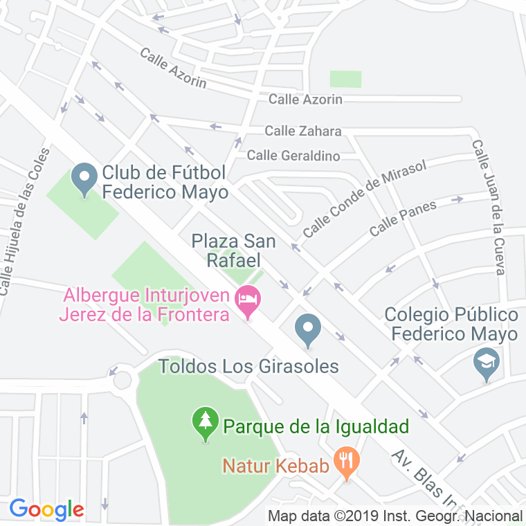 Código Postal calle Alcalde Eduardo Freire en Jerez de la Frontera