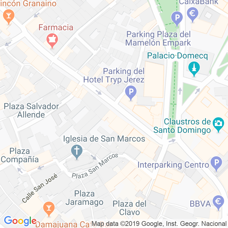 Código Postal calle Arenas en Jerez de la Frontera
