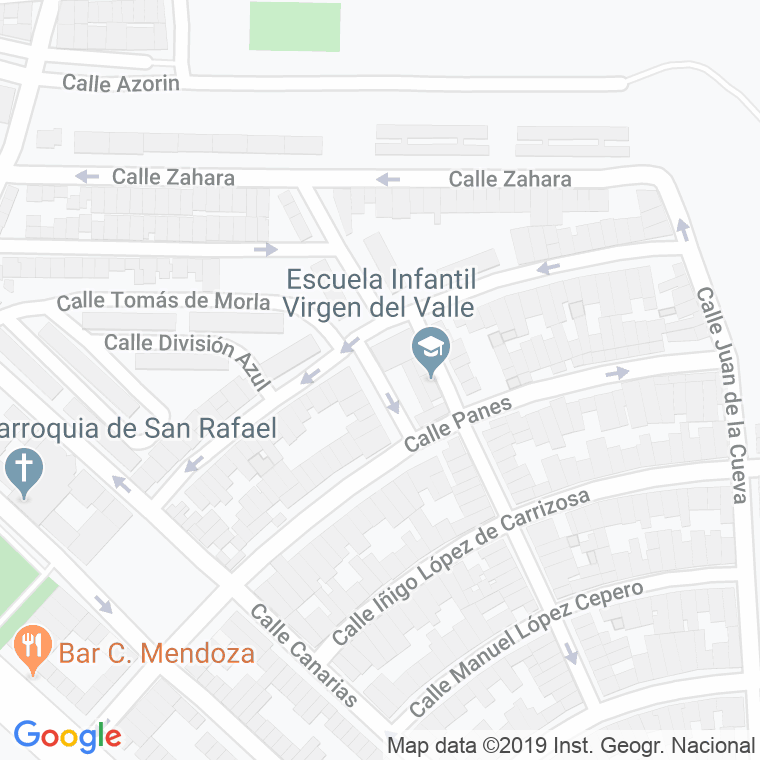 Código Postal calle Baraona, De, plaza en Jerez de la Frontera